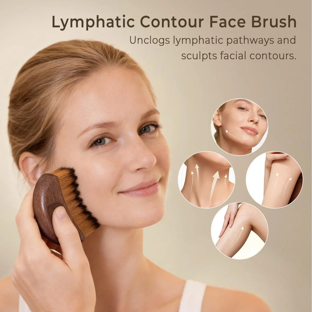 Lymphatic Drainage Face Dry Brush